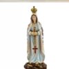 KOMI New Statue of Our Lady of Fatima Resin Craft Religious Decoration Tabletop Room Interior Decoration