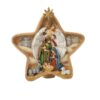 H8dea35f447f0447a80b8a6b06208959e6 KOMI Christmas Garden Home Decoration Table Decor Star Resin Craft Angel Holy Family Jesus Nativity in Manger Figurine for Gift