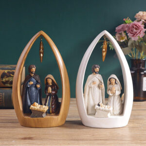 KOMI Holy Baby Religious Resin Decoration Home Desktop Study Window Decoration Figure Crafts Decoration