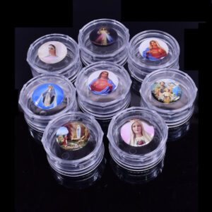 Religious Transparent Plastic Empty Box for Necklace Bracelet Earrings Jewelry Packing
