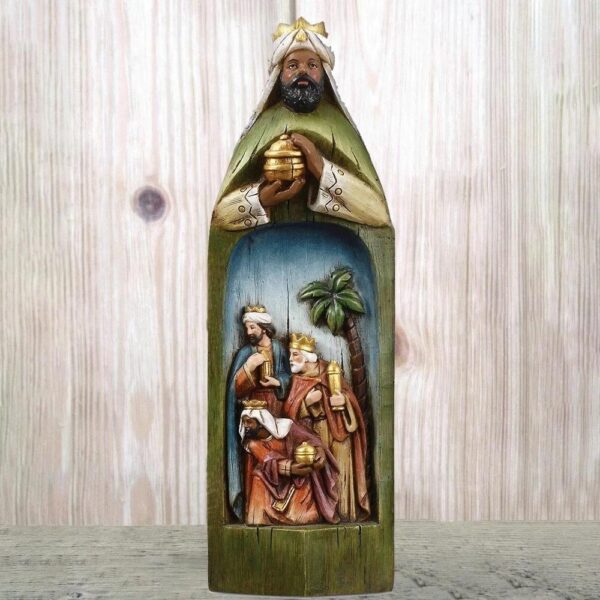 H963bd6a0154847d4ac518d0e576d2051N KOMI Religious Church Madonna Portrait Series Three Wise Men Birth Set Resin Handicraft Decoration
