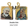 H99c89de8e7034cfa841f58d38f0e91ac9 KOMI Religious Portrait Rosary Pouch Bag Multiple Christian Figures Cotton Cloth Rosary Storage Bag for Prayer Birthday Gifts