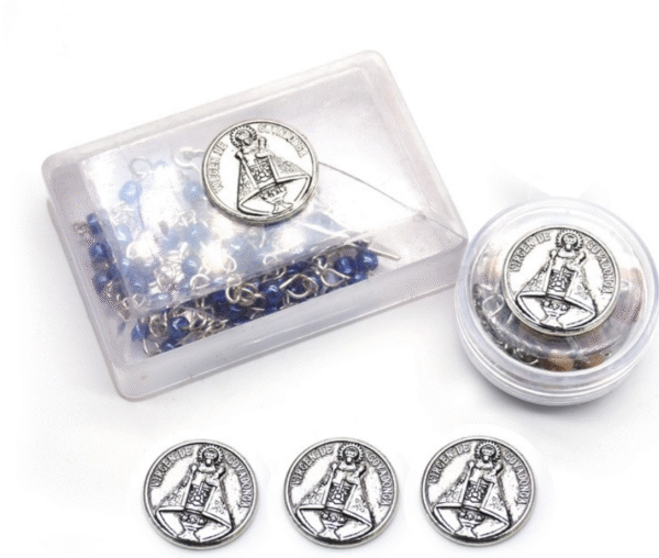 Haa8061b9344e45389d847d87607d7d0aE Komi Plastic Rosary Jewelry Box for Religious Jewelry Metal Metal Icon Plastic Box Rosary Packaging Gift Box(No Rosary)