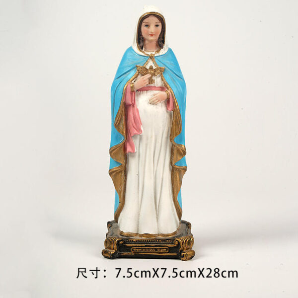 KOMI Religious Resin Crafts Classical Portrait Decoration Christmas Gift Easter Decoration