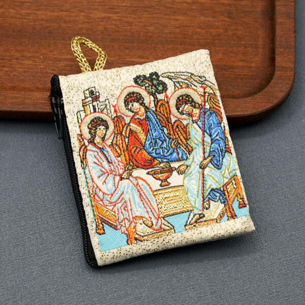 Had65f8917d2140129947f0ad37f7ada8m KOMI Religious Portrait Rosary Pouch Bag Multiple Christian Figures Cotton Cloth Rosary Storage Bag for Prayer Birthday Gifts