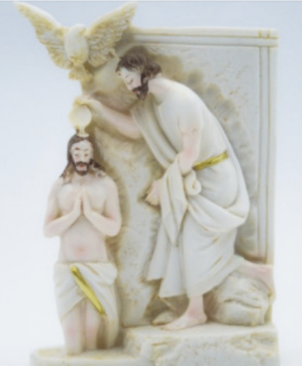 Hca0d391e71c24febb7e8e70ae81c4376W KOMI Wholesale Jesus Virgin Mary Child Family Baptism Decoration Wings Sculpture Decoration Religious Resin Crafts Gifts