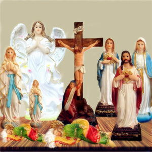 KOMI Religious Resin Gift Family Living Room Car Car Decoration Virgin Mary Crafts