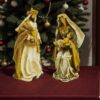 KOMI New Holy Father Church Figure Tabletop Decoration Creative Festive Atmosphere Decorative Resin Crafts