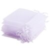 Hd6ab04c72a01432aaa783cabee3c3d88G KOMI 50Pcs 4"x6"(10x15cm) Sheer Drawstring Organza Bags Transparent Organza Jewelry Pouches Bag for Wedding Party Gift Bags