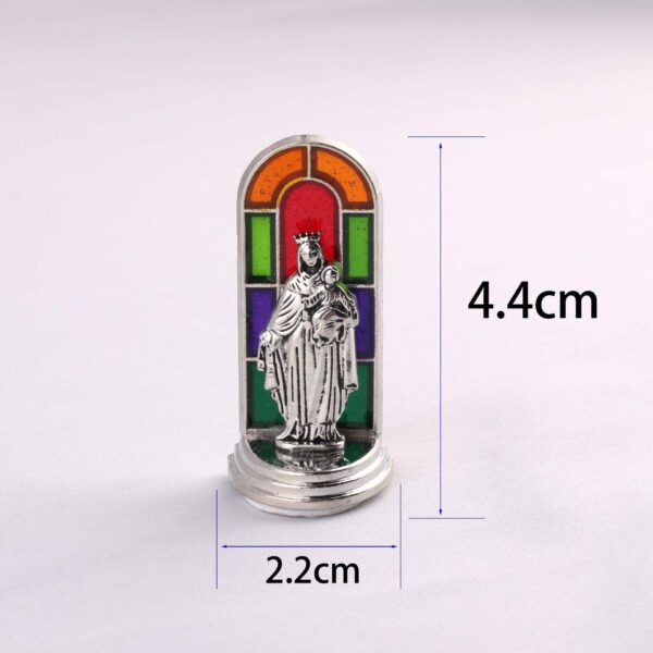 He854532c12c94a4392e00f0479f5f506G KOMI Hot Selling Religious Holy Son Virgin Angel Metal Crafts Display Table Cross Ornaments Decoration