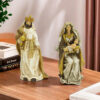 KOMI New Holy Father Church Figure Tabletop Decoration Creative Festive Atmosphere Decorative Resin Crafts