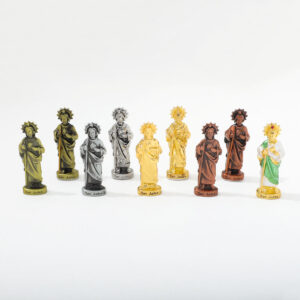 Religious Metal Ornaments Statue of the San Judas Sculpture Different Colors Car Home Church Decoration Ornaments RN-275