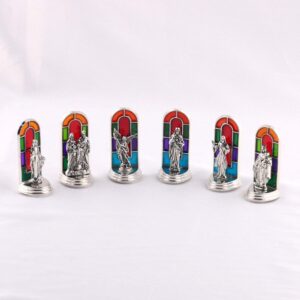 KOMI Hot Selling Religious Holy Son Virgin Angel Metal Crafts Display Table Cross Ornaments Decoration