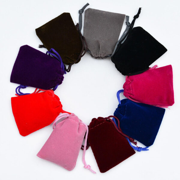 Hf534069cfa5e4f6686d00424eede793a9 Komi Multicolor Drawstring Flannel Bag Ring Necklace Storage Bag Jewelry Bag Spot Wholesale