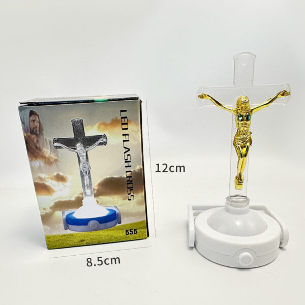 Hfcd597f4faf34c1e9cbf4e9480ace0b5i KOMI Cross Lamp Icon LED Night Light Eucharist Light Home Decoration