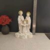 KOMI Holy Family Candles Resin Decoration Exquisite Christmas Easter Gift