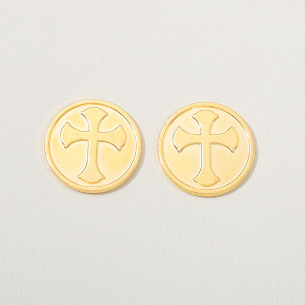 acbdf10959562dc8992bfdf78027dfae_Hd4b16555ff6a4a40ab565132be90d4c1O_avif=close&webp=close Hot Selling Religious Gold Silver Cross Commemorative Coin Block Relief Commemorative Medal