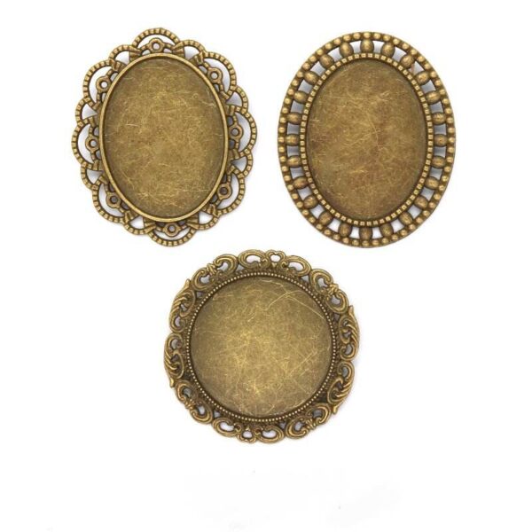 b045d8ed361d6e79c69eb3f1724e3ae4_H0b7cd48baecb41108d811a346ff263efX_avif=close&webp=close Komi 30X40mm Round Vintage Time Gem Alloy Base for Diy Accessories with Hand-made Cross Religious Picture Customization Brooch