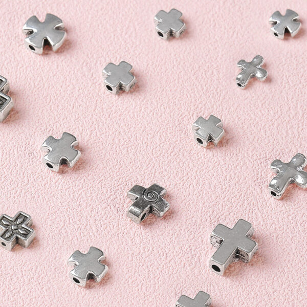 b1c24cb350bc26436961c8d42a426031_Ha1fba4933622405fb2b3c51cb0bbb105c_avif=close&webp=close KOMI New Cross Bracelet Bead Alloy Diy Accessories Pendant Jewelry Pendant Accessories