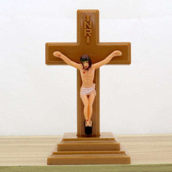 Factory Direct Sale Spot Supply Cross-border Source Plastic Fluorescent Cross Ornaments Household Handicraft Ornaments Ornaments