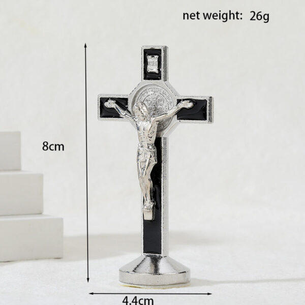 Hot Sale Retro Alloy Cross Decoration Desktop Office Creative Fashion Religious Metal Ornaments