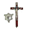 2024 Komi Big Cross Accessories Jesus Alloy Cross Pendant Catholic Charm Religious DIY Handmade Jewelry