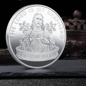 KOMI 2024 New Jesus Commemorative Coin Three-dimensional Relief Metal Commemorative Medallion