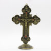 Cross Stand Cristian Crucifix Antique Finish Religious Figure Jesus Cross Crucifix Figurine Religious Gifts