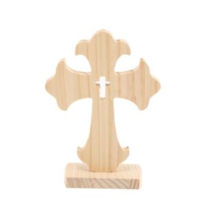 KOMI New Design Wooden Cross Wooden Crafts Decoration Wholesale
