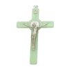 KOMI Wall Hanging Ornaments 15cm Luminous Plastic Cross Rosary Pendant Accessories for Home Decoration Crafts Jewelry Parts