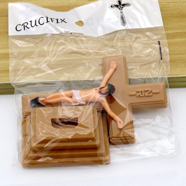 Factory Direct Sale Spot Supply Cross-border Source Plastic Fluorescent Cross Ornaments Household Handicraft Ornaments Ornaments