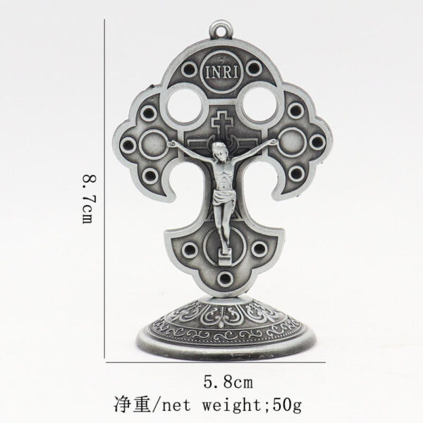 c60563edcc2ac0e87e418e868cc75457_He188a77c56954b1bb6f4a8025799beedz_avif=close&webp=close Metal Cross Crucifix Catholic Christian Bitter Catholic Jesus Eastern Orthodox Church Apostle Home Car Retro Religious Ornament