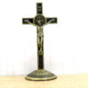 Crucifix Jesus Christ Cross Statue Figurine for Car Home Chapel Decor Figurines Decoration Crafts Miniatures Ornament