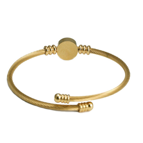 cb51c23a6e7465a033a6ebdcfbe0f53a_Heb7e8813e5b64ac490ac1d1f5eaa8882M_avif=close&webp=close Komi Stainless Steel Adjustable Opening Bracelet Religious Priest Bracelet Women's Hand Jewelry