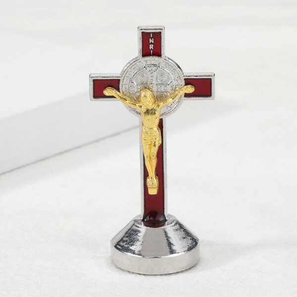 Hot Sale Retro Alloy Cross Decoration Desktop Office Creative Fashion Religious Metal Ornaments