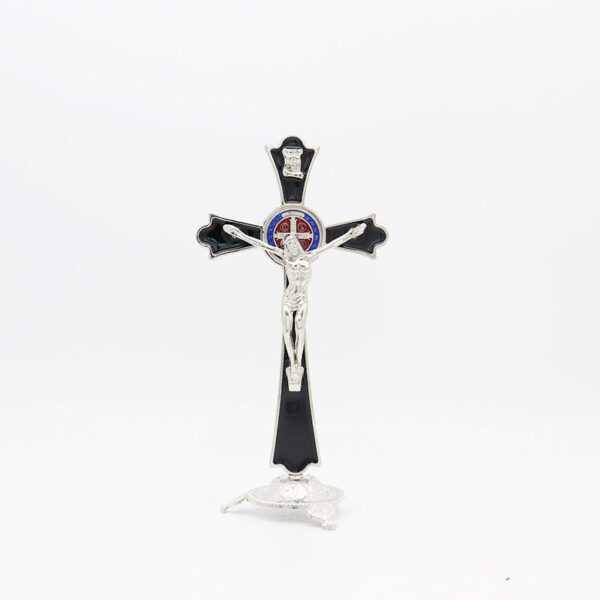 Hot Sale Cross Crafts Wholesale Jesus Christian Catholic Desktop Decoration Metal Religious Jewelry Crafts Ornaments