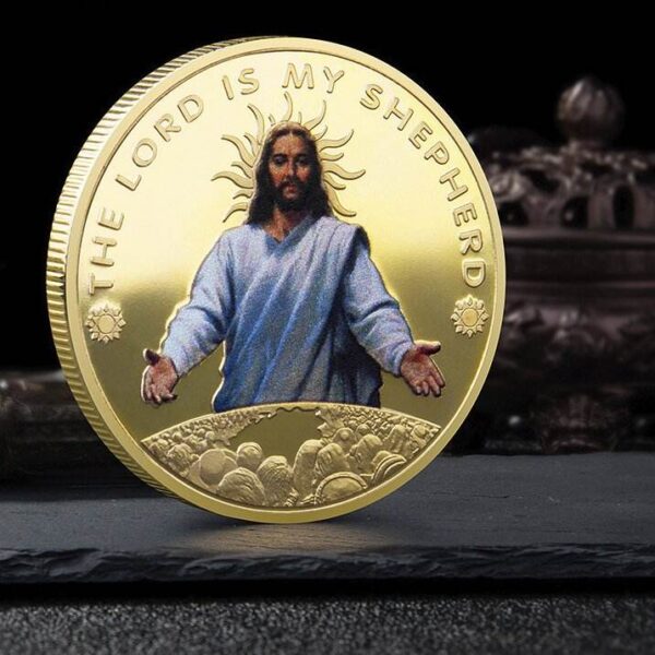 KOMI 2024 New Jesus Commemorative Coin Three-dimensional Relief Metal Commemorative Medallion