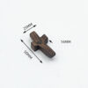 KOMI Hot Sale Olive Wood Cross Prayer Wooden Decorative Cross Olive Wood Hand Prayer Cross