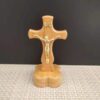 Big Cross Accessories Jesus Wooden Cross Pendant Catholic Charm Religious Handmade Crafts Jewelry