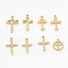 d695dca52de67330d30e0bd5b88ce5ca_H35374758dab646d188692fa029cb6542b_avif=close&webp=close Komi Stainless Steel Small Cross Pendant DIY Handmade Necklace Bracelet Earrings Cross Jewelry Accessories