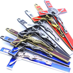 d706eeb4d749645d4367468368f55256_Hfab43144c95d4e1e9b2f3f14bc5d542ao_avif=close&webp=close Hot Selling Religious Decoration Craft 19*9.2cm Cross Pendant Office Home Decoration Ornaments