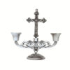 Wholesale European and American Metal Candle Holders Ornaments Home Desktop Metal Religious Cross Craft Ornaments