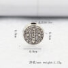 Religious Jewelry Pendant Medal Alloy Triangle Accessories Catholic Charm Religious Prayer Beads DIY Manual Connector