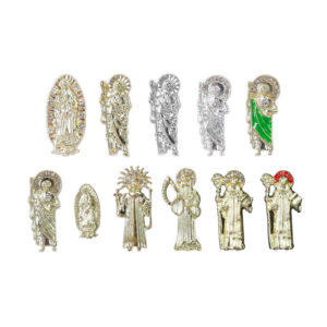 KOMI New Madonna Painted Gold and Silver Nails Decorated with Alloy Diamonds Accessories