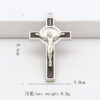 Religious Jesus Cross Metal Pendant Jewelry Christian Catholic Jesus Cross Necklace Jewelry Wholesale