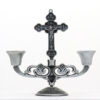 Wholesale European and American Metal Candle Holders Ornaments Home Desktop Metal Religious Cross Craft Ornaments