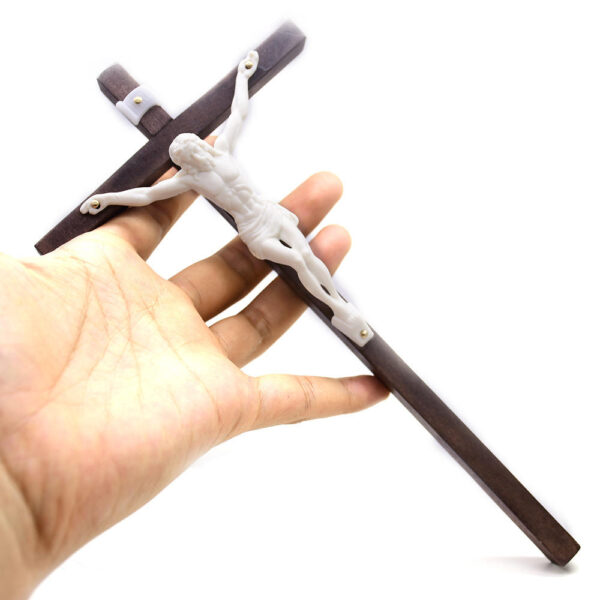 e6cca2a885a7aec2b693d52a93599ed9_Hb0172aa98b77479bb4f6dc276317669fO_avif=close&webp=close Dreamwork Studio Religious Handmade Wooden Crucifix Cross Wall Decoration Faith Wooden Wall Jesus Cross Crafts Home Kitchen Gift