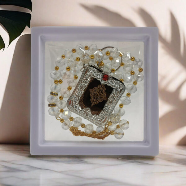 eb12bd75d942959bcb09ad846df5e606_H31d84cd65a6b4060ac2c0274fbbbc244m_avif=close&webp=close KOMI Tesby Sea New Arabic Decorative Rosary Keychain Small Pendant Two-piece Set