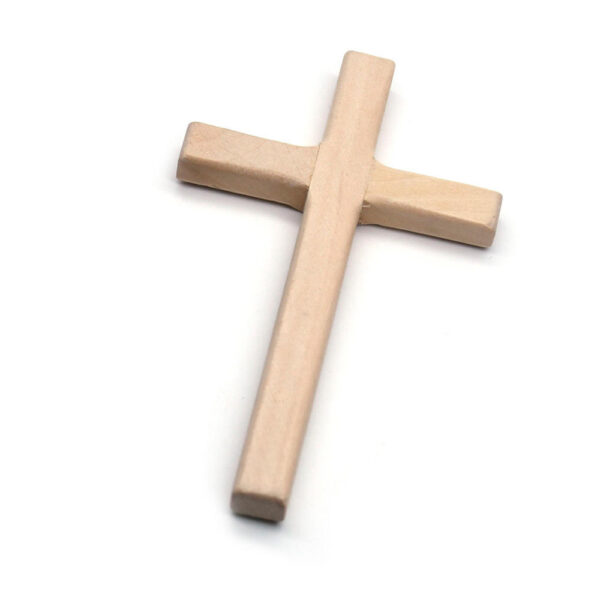 Wooden Cross Catholic Charm Religious Handicraft Ornaments