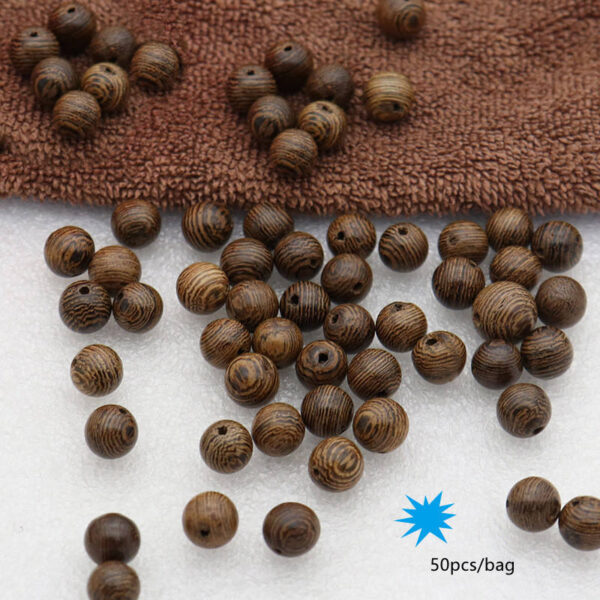 ec58f58eb7622554e65189a2857b1d81_H02dd5ad2f2b44cbfbf1f5d5585e6e4fd3_avif=close&webp=close KOMI 50pcs 8mm Wood Beads Natural Round Chicken-Wing Wooden Loose Beads for Jewelry Accessory Rosary Beads Decoration DIY Craft